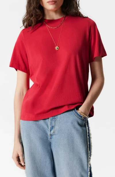 & Other Stories Crewneck T-shirt In Red