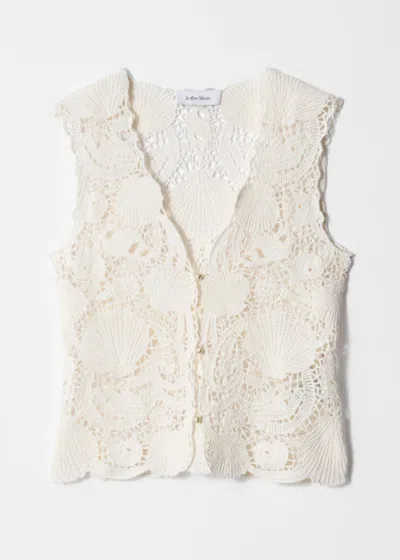 & Other Stories Crochet Vest Top In Multi