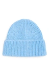 & Other Stories Cuffed Beanie In Blue Medium