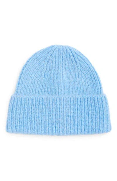 & Other Stories Cuffed Beanie In Blue Medium