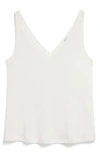 & Other Stories Double V-neck Tank In White