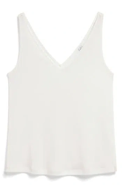 & Other Stories Double V-neck Tank In White