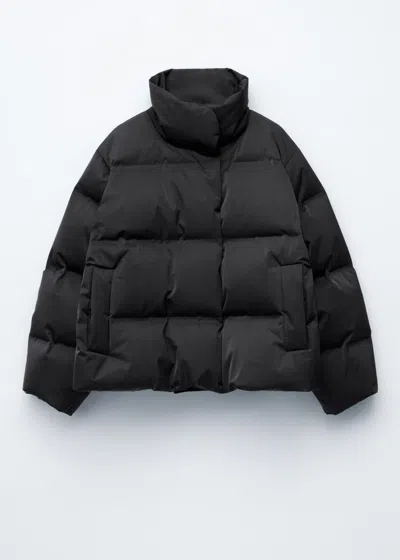 & Other Stories Down Puffer Jacket In Black