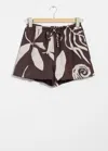 & Other Stories Drawstring Linen Shorts In Brown