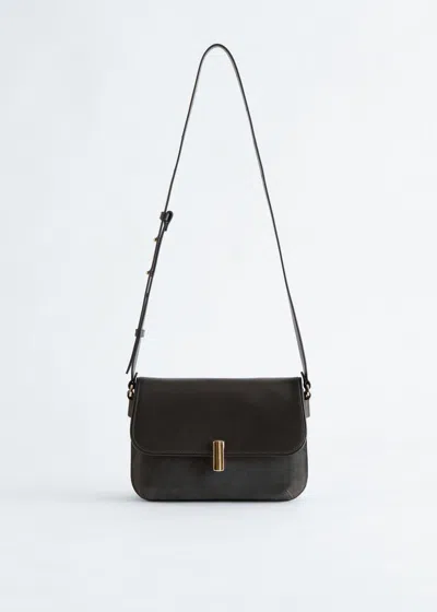 & Other Stories Dual Crossbody Bag In Black