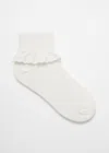 & Other Stories Embroidered Frill Socks