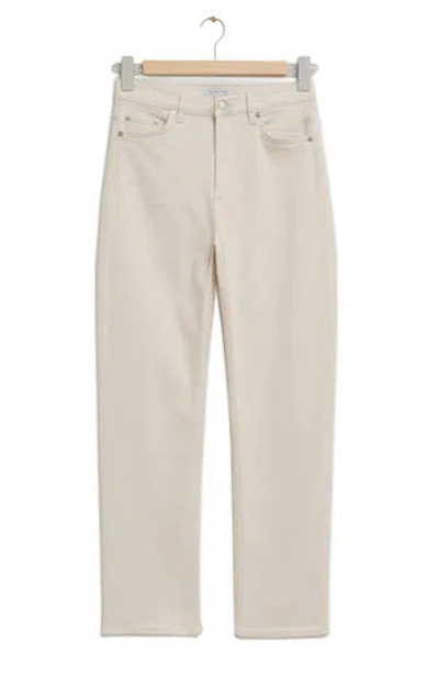 & Other Stories Favorite Cut Jeans In White