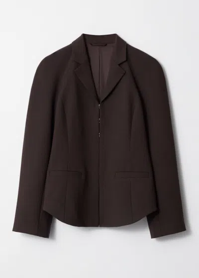 & Other Stories Fitted Blazer In Brown