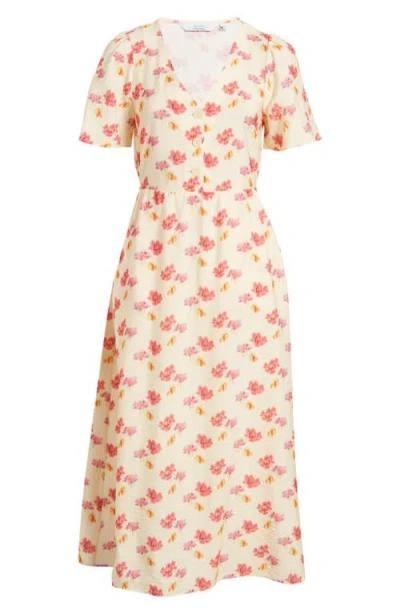 & Other Stories Floral Print A-line Midi Dress In Pernille Aop