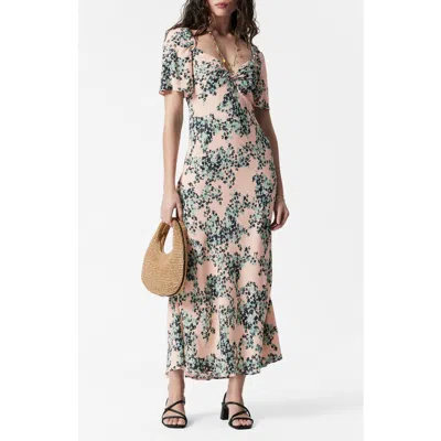 & Other Stories Floral Print Maxi Dress In Multi