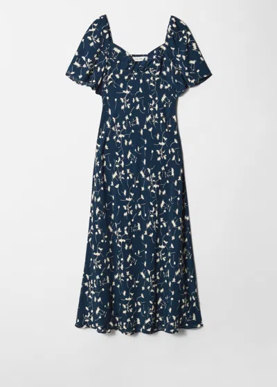 & Other Stories Flutter-sleeve Midi Dress