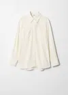 & Other Stories Frayed Patch-pocket Shirt In White