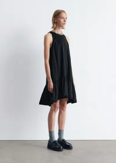 & Other Stories Sleeveless Shift Dress In Black