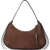 & Other Stories Fringe Suede Shoulder Bag In Brown