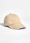 & Other Stories Fringed Baseball Cap In Beige
