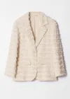 & Other Stories Fringed Blazer In Beige