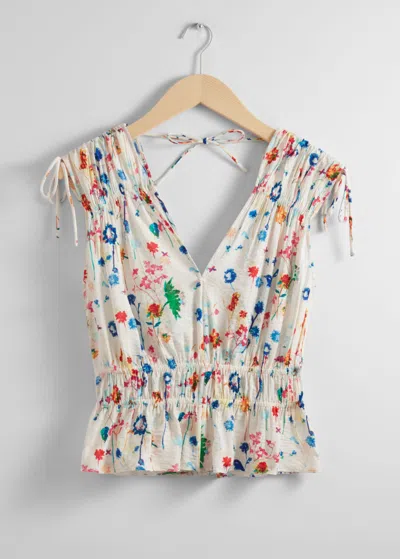 & Other Stories Gathered Top In White
