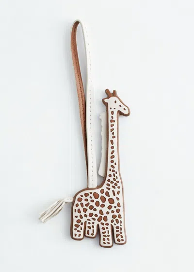 & Other Stories Giraffe Bag Charm In Brown