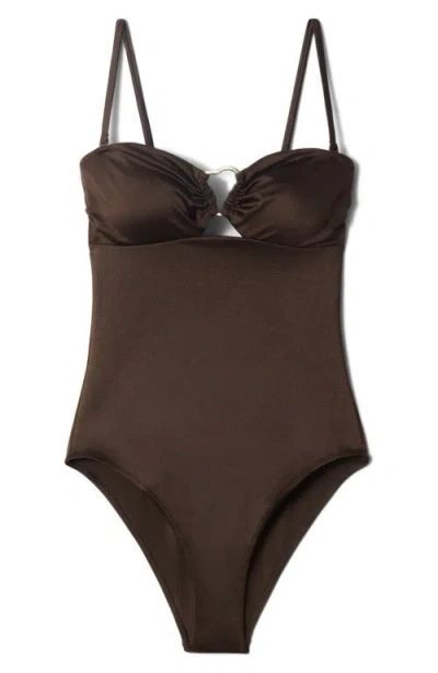 & Other Stories High Leg One-piece Swimsuit