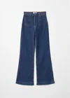 & Other Stories Patch-pocket Bootcut Jeans In Blue