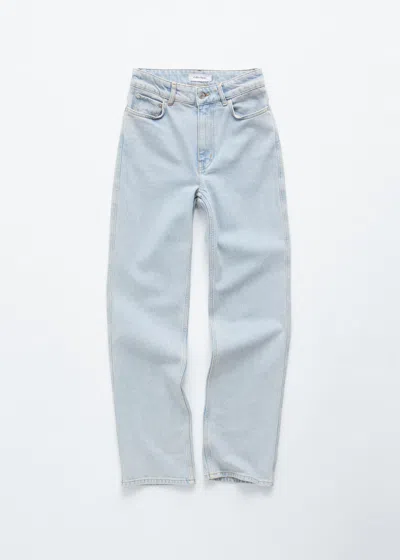 & Other Stories High-waist Straight-leg Jeans In Blue