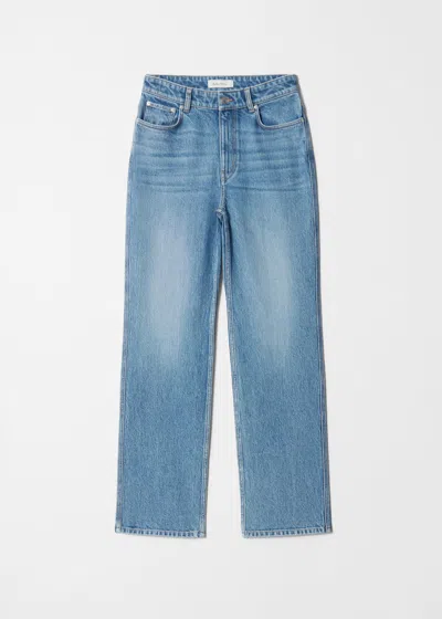 & Other Stories High-waist Straight-leg Jeans In Blue
