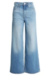 & Other Stories High Waist Wide Leg Jeans In Blue Dusty Light