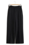 & Other Stories High Waist Wide Leg Pants In Animal Print