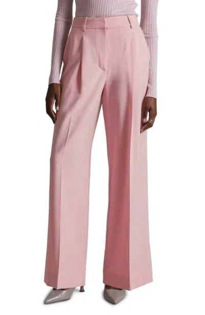 & Other Stories High Waist Wide Leg Trousers In Pink