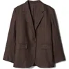 & Other Stories Ilona Linen Blazer In Brown