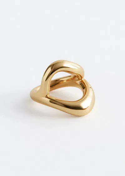 & Other Stories Irregular Ring In Gold