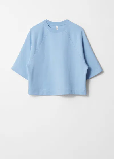 & Other Stories Jersey Sweater In Blue
