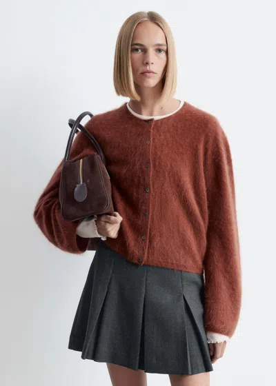 & Other Stories Knitted Cashmere Cardigan In Brown