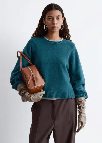 & Other Stories Knitted Sweater In Blue