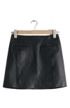 & OTHER STORIES LEATHER MINISKIRT