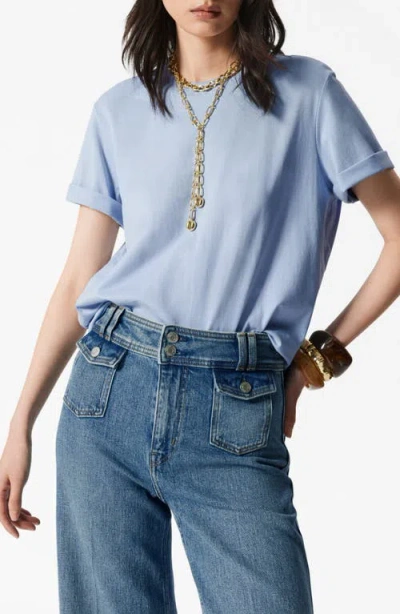 & Other Stories Lilly Cotton T-shirt In Blue