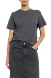 & Other Stories Crewneck T-shirt In Grey Dark