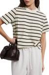 & Other Stories Crewneck T-shirt In White Stripe