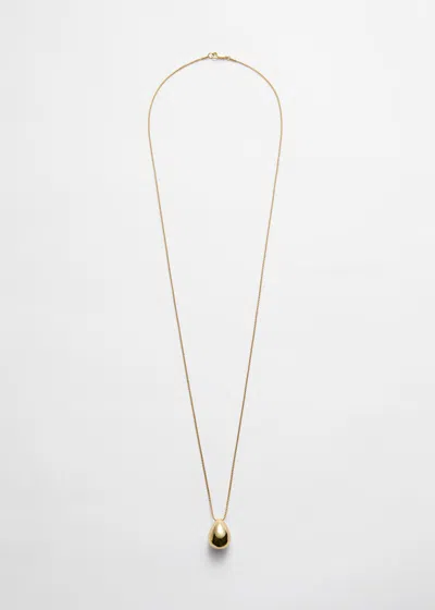 & Other Stories Long Drop-pendant Necklace In Gold