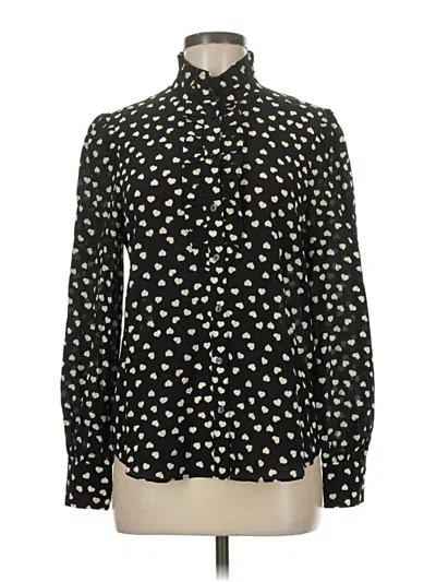 Pre-owned & Other Stories Long Sleeve Blouse In Black