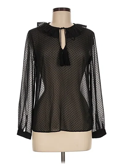 Pre-owned & Other Stories Long Sleeve Blouse In Black