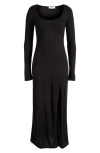 & OTHER STORIES LONG SLEEVE RIB MAXI SWEATER DRESS