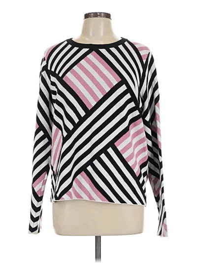 Pre-owned & Other Stories Long Sleeve Top Pink Square Neckline Tops
