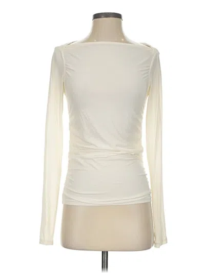 Pre-owned & Other Stories Long Sleeve T-shirt In Ivory