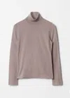 & Other Stories Merino Turtleneck Sweater In Rust