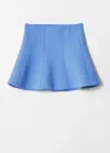 & Other Stories Mini Scuba Skirt In Blue