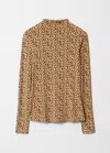 & Other Stories Mock-neck Top In Yellow
