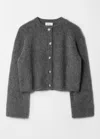 & Other Stories Mohair-blend Knit Cardigan In Grey