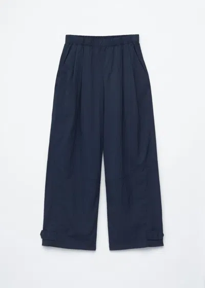 & Other Stories Nylon Parachute Trousers In Blue