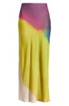 & OTHER STORIES & OTHER STORIES OMBRÉ SATIN MAXI SKIRT